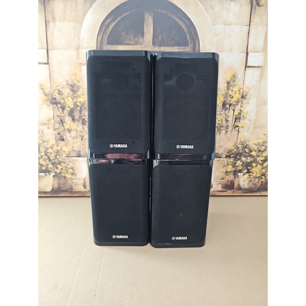 Yamaha NS-B40 Satellite Speakers Black 6 Ohm Compact Wired Home Theater Set Of 4